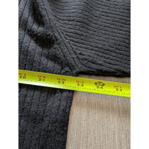 Kenneth Cole New York Black Ribbed Knit Long Sleeve Polo Sweater XXL Mens - Picture 6 of 6